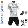Pack Maillot Cuissard Zenith Pro Blanc Noir
