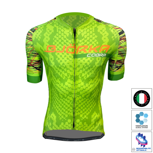 Maillot SNAKE Vert Fluo Limited Edition