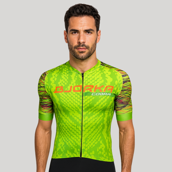 Pack Maillot Cuissard SNAKE Vert Fluo Limited Edition