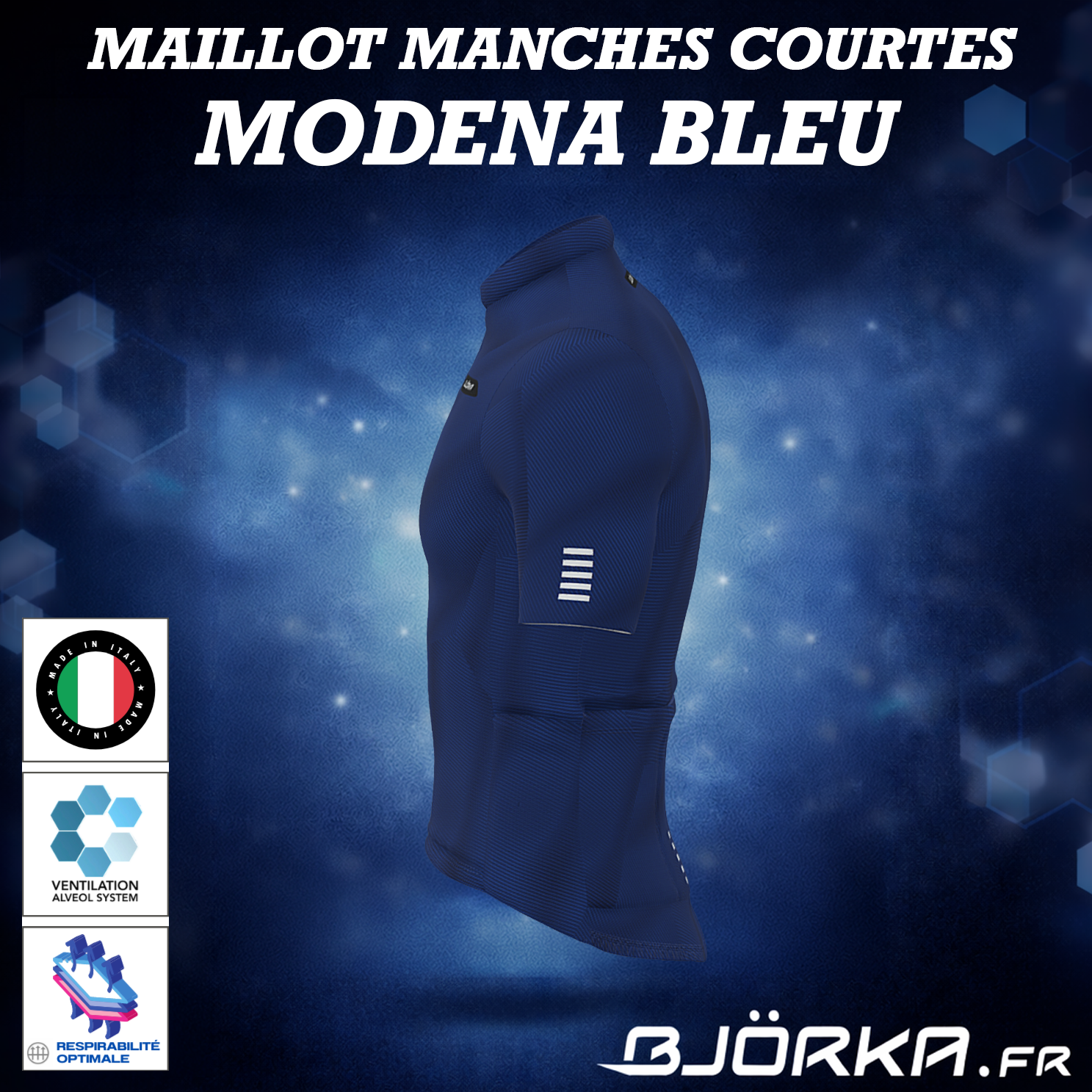 Maillot MODENA BLEU - immagine 3