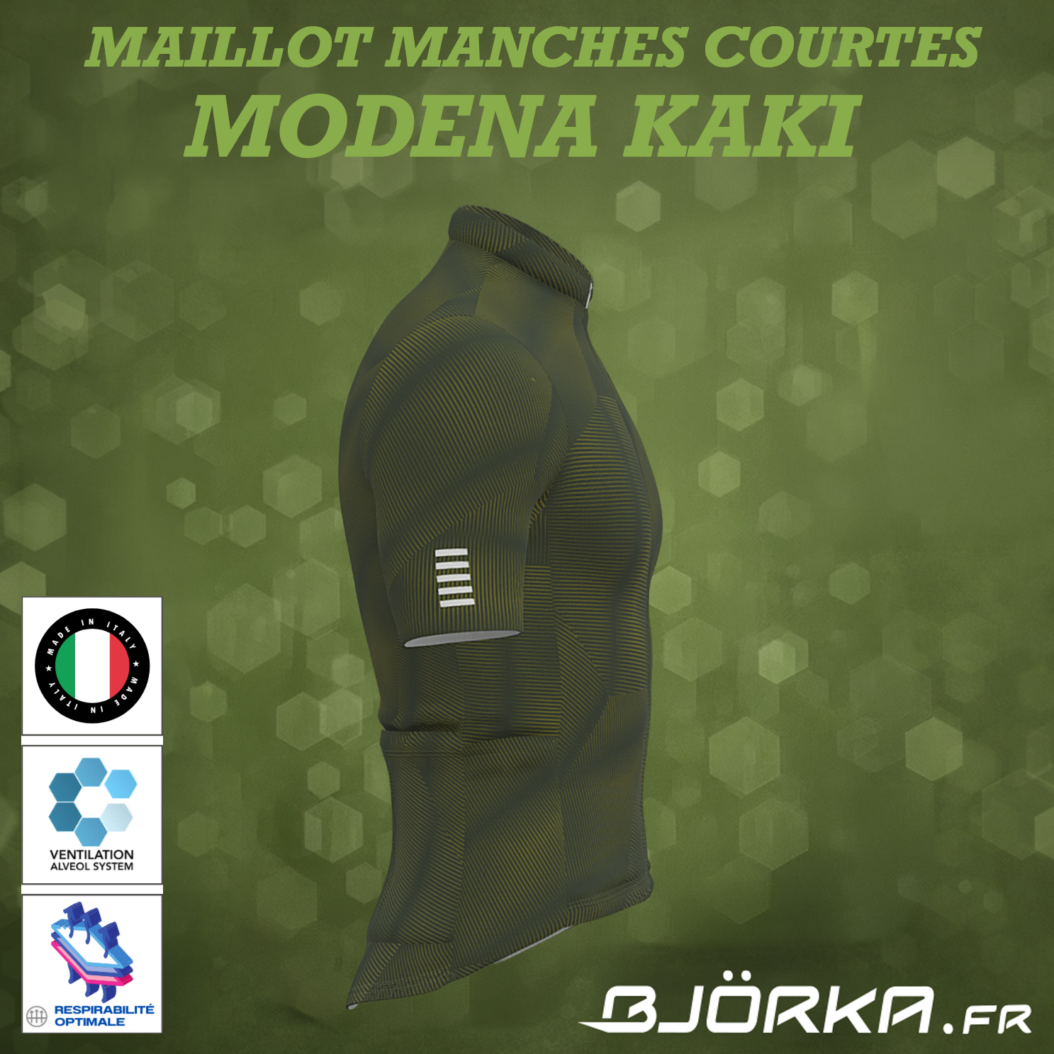 Maillot MODENA KAKI - Billede 5