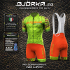 Pack Maillot Cuissard SNAKE Vert Fluo Limited Edition