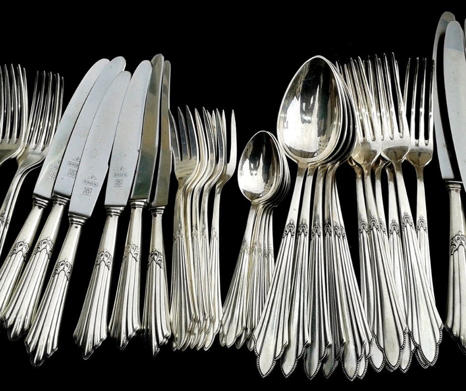 prendre soin de vos couverts en argent