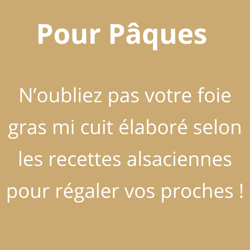 foie gras mi cuit pour paques