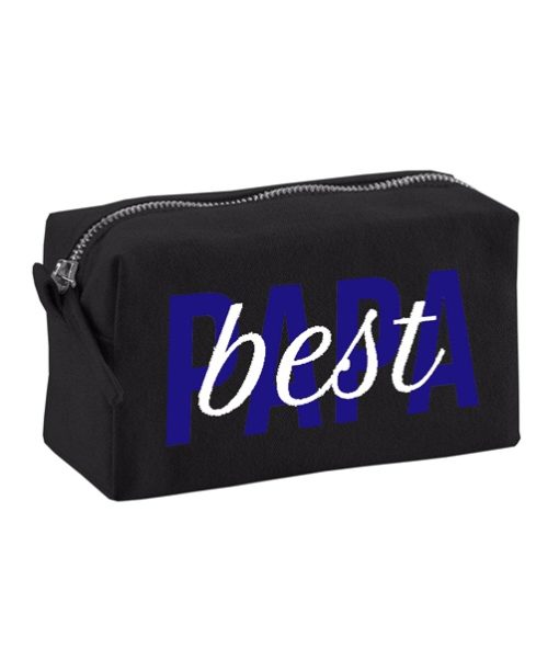 Trousse de Toilette Noir "Best Papa"