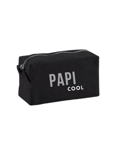 Trousse de Toilette Cube Noir Papi Cool