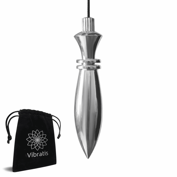 Pendule divinatoire thon en argent
