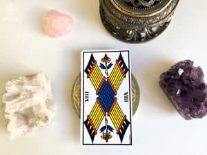 Huit de baton dans le tarot
