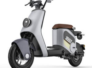 Scooter électrique LUNA 50 gris et gris glacier