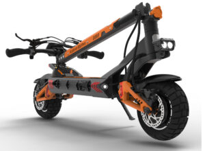 Trottinette électrique KUKIRIN G3 PRO 2x1400 w vue pliée avant droite