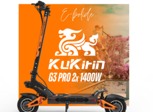 Trottinette électrique KUKIRIN G3 PRO 2x1400 w