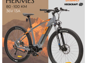 Vélo électrique Overfly Vecocraft VTT Mountain bike HERMES